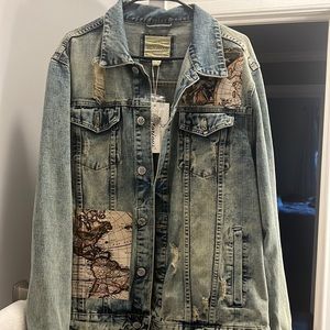 Victorious Mens Jean Jacket DK168